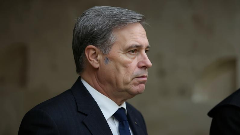 O ministro André Mendonça durante sessão plenária do STF