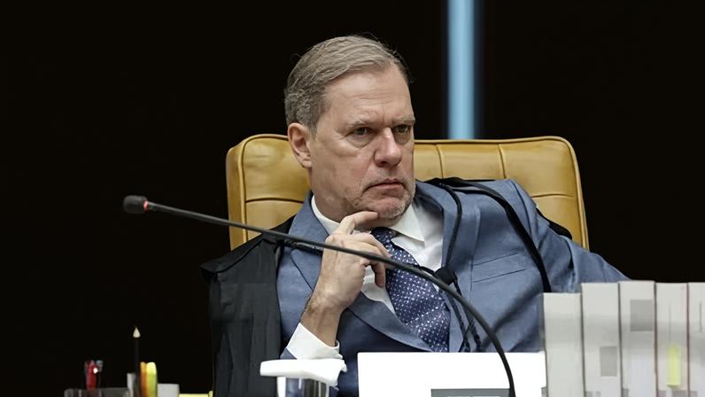 Ministro Dias Toffoli na sessão plenária do STF