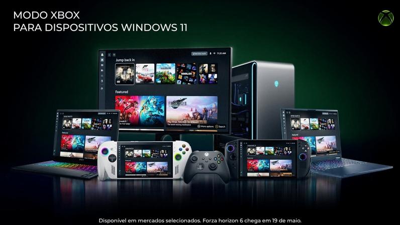Xbox FSE para Windows 11, agora chamado de Modo Xbox (imagem: reprodução/Microsoft)