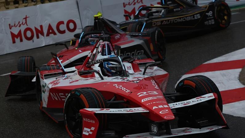 Oliver Rowland durante o ePrix de Mônaco de 2025
