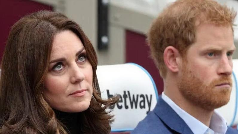 Kate Middleton e príncipe Harry — Foto: Getty Images