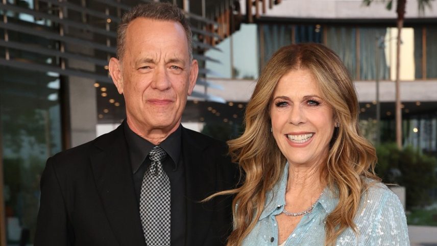 Tom Hanks e Rita Wilson comparecem ao baile de gala de abertura das Galerias David Geffen no Museu de Arte do Condado de Los Angeles (LACMA) em 16 de abril de 2026