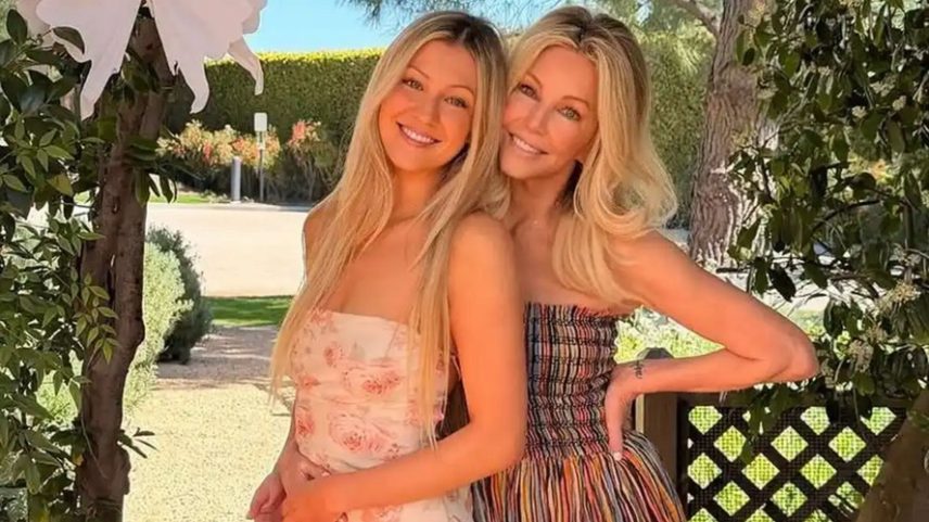 Heather Locklear posou com sua filha, Ava Sambora — Foto: Reprodução/Instagram