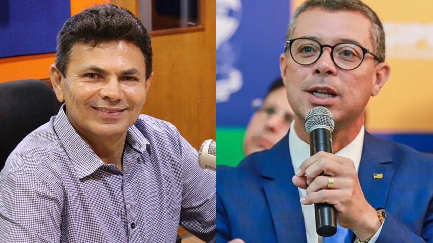 Fábio Mitidieri (PSD) e Valmir de Francisquinho (Republicanos) disputam o governo de Sergipe. Fotos: Divulgação / Governo de SE | Reprodução / Instagram