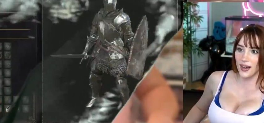 Streamer é suspensa da Twitch após jogar Dark Souls nos pés em live