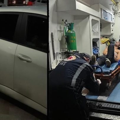 Motorista de aplicativo é baleado por PMs após confusão com ladrão