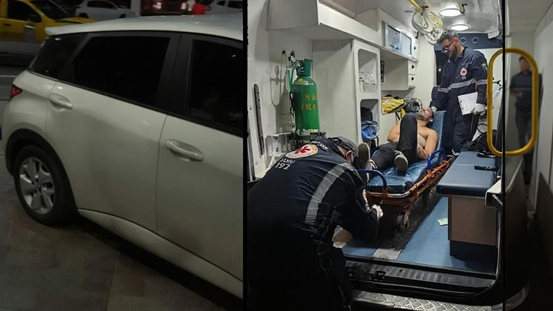 Motorista de aplicativo é baleado por policial