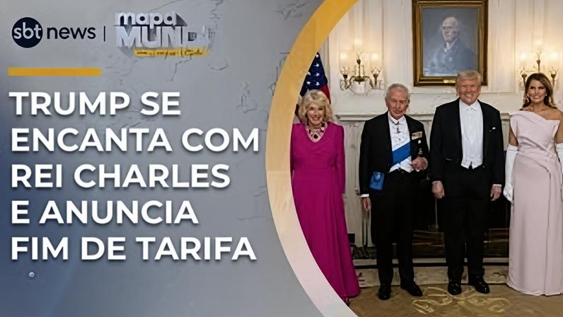Rei Charles busca reduzir tensão com Trump durante viagem aos EUA