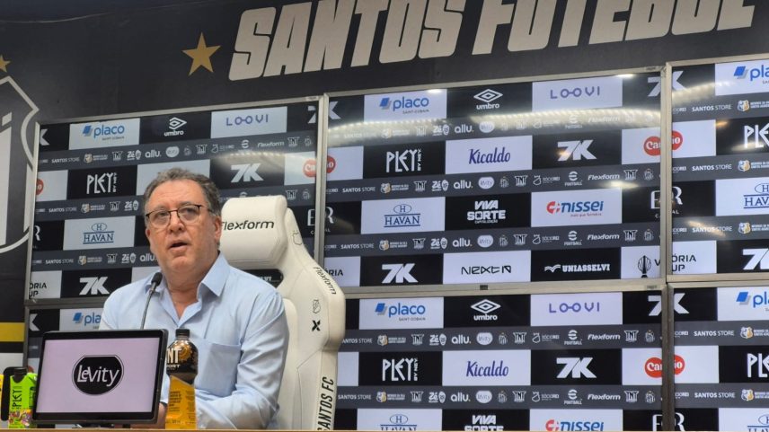 Marcelo Teixeira e a diretoria possuem débito aberto com o elenco — Foto: José Edgar de Matos