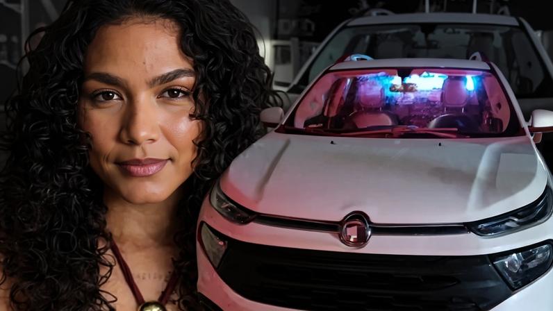 Imagem colorida, Jovem morre ao pular de carro em movimento e ser atropelada por ônibus Metrópoles