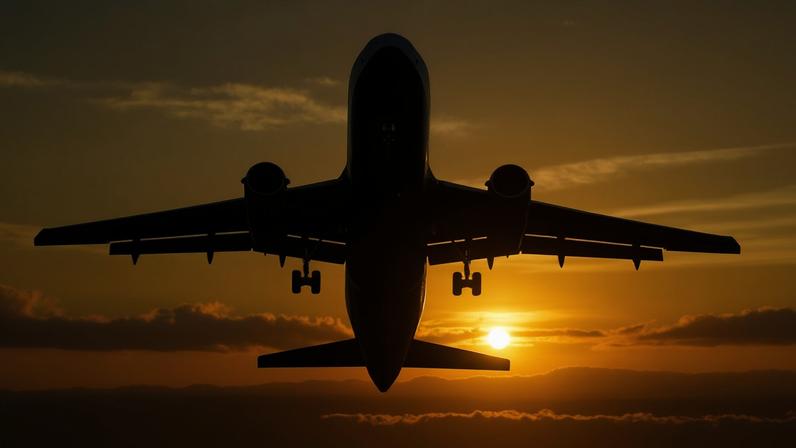 Imagem ilustrativa de um avião