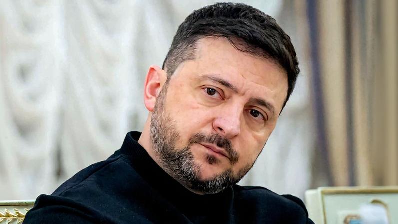 O presidente ucraniano, Volodimir Zelensky