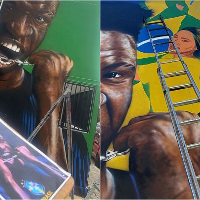 Influenciadora apagada de mural após término de Virginia e Vini Jr.