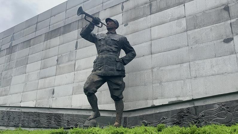 Estátua no Memorial das Vítimas do Massacre de Nanquim