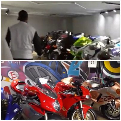 Neymar abre mansão com coleção de motos e brinquedoteca