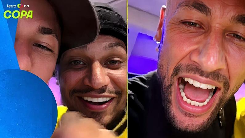 Neymar interrompe live para celebrar convocação à Seleção Brasileira