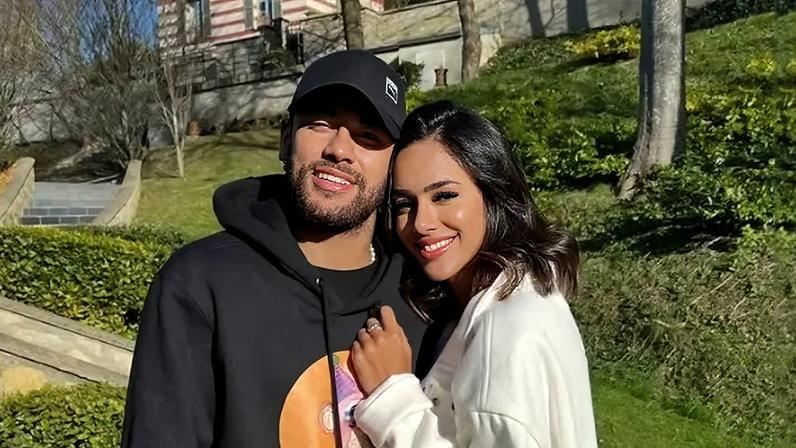 Neymar e Bruna Biancardi (Instagram @brunabiancardi/Reprodução)