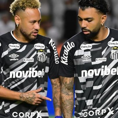 Gabigol comenta tropeço do Santos e justificativa para voltar ao vestiário