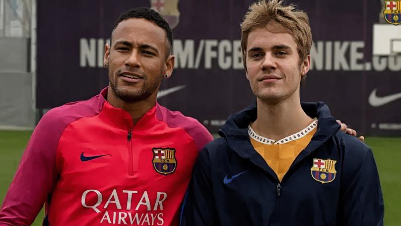 Neymar e Justin Bieber se encontraram em Los Angeles