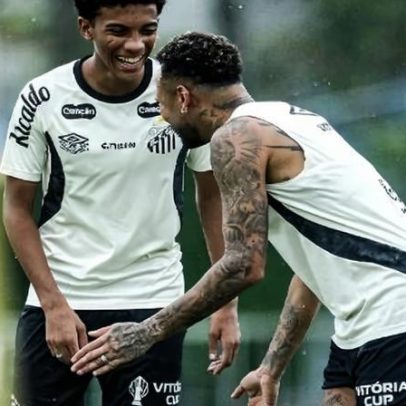Clima para Robinho Jr. após atrito com Neymar no Santos