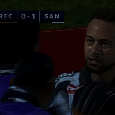 Neymar pede desculpas e sela paz com Robinho Jr
