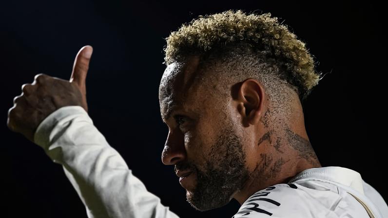 Neymar volta ao time titular do Santos diante do Recoleta