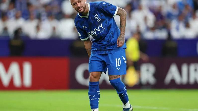 Neymar sente contusão enquanto jogava pelo Al-Hilal