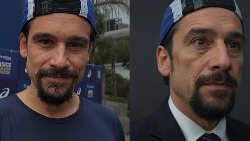 Nicolas Prattes completou meia maratona neste domingo (17)