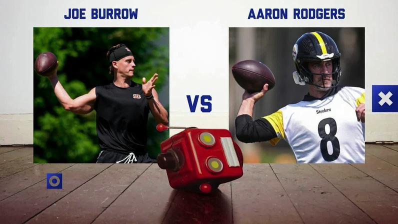 Quem escolher Burrow ou Rodgers na reta final da temporada