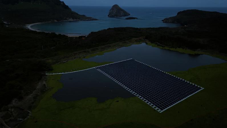 Usina solar em Fernando de Noronha terá capacidade para abastecer 9 mil residências. (Foto: Divulgação/Neoenergia)