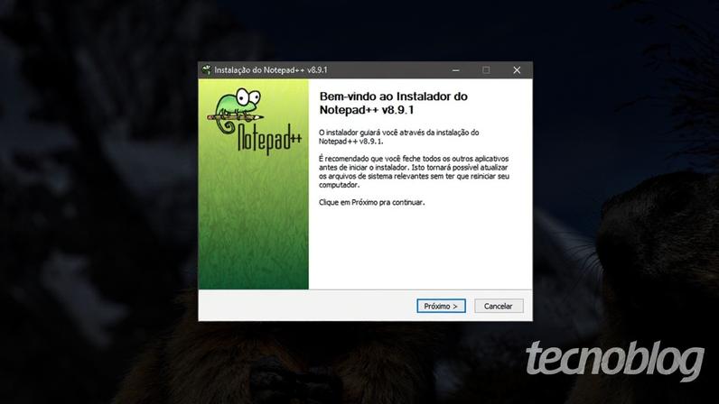 Site do Notepad++ para macOS, um fork não autorizado (imagem: Emerson Alecrim/Tecnoblog)