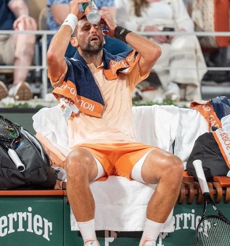 Novak Djokovic na segunda rodada de Roland Garros em 2026