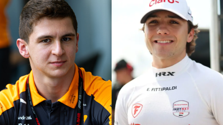 Leonardo Fornaroli (à esquerda) e Enzo Fittipaldi (à direita)
