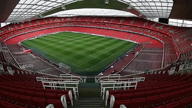 Emirates Stadium, em Londres, vai ser o palco da partida entre Arsenal e Burnley nesta segunda, 18 (Julian Finney/Getty/VEJA)