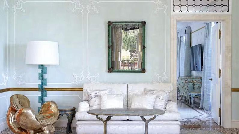 Suíte La Serenissima, uma das novidades do Hotel Cipriani, em Veneza, projetada pelo arquiteto Peter Marino