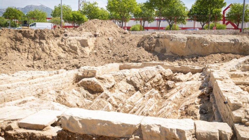 Excavating ancient Roman country estate near Split, Croatia