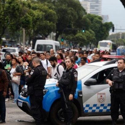 41,2% dos brasileiros dizem conviver com o crime organizado