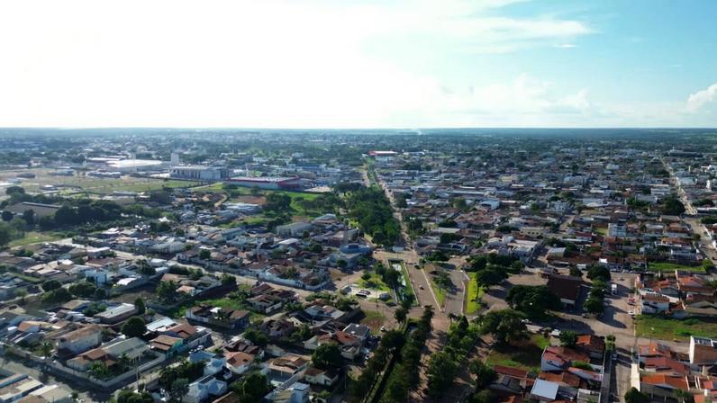 Vista aérea de Gurupi, no sul do Tocantins