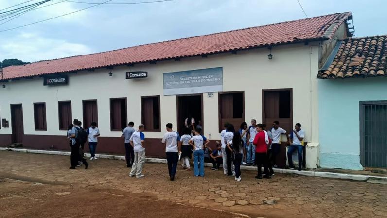 Centro histórico de Porto Nacional às margens do Rio Tocantins