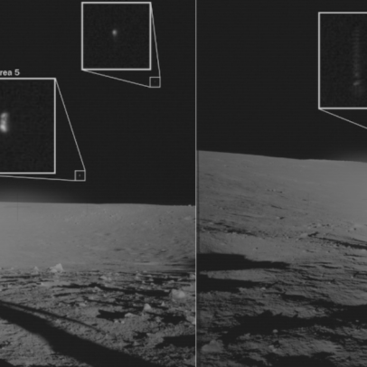 Astronautas relatam avistamento de luz vermelha misteriosa no espaço