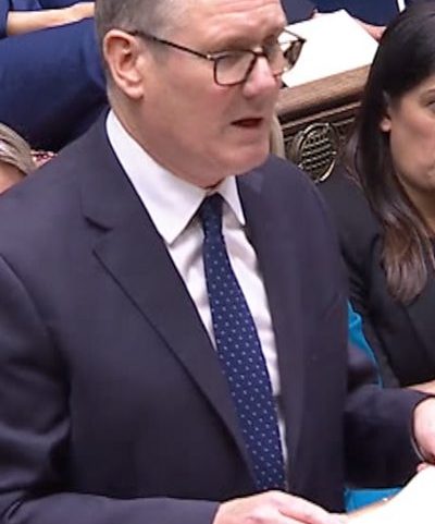 Keri Starmer in the House of Commons