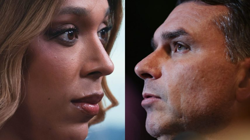 Erika Hilton e Flávio Bolsonaro