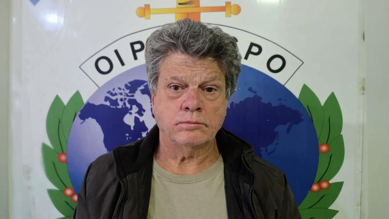 Gerson Palermo foi preso na região de Santa Cruz de La Sierra. — Foto: Reprodução