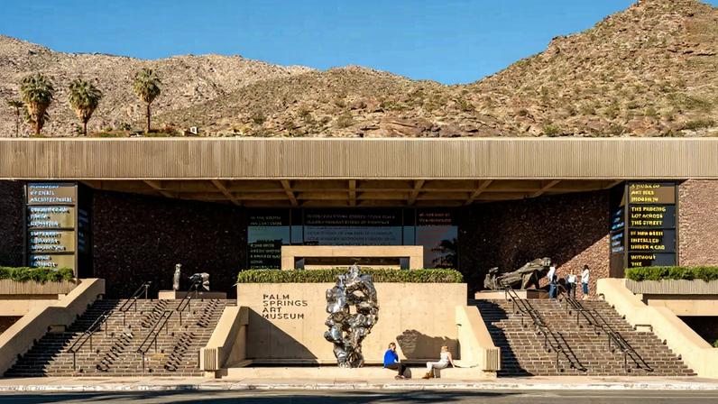 The Palm Springs Art Museum.