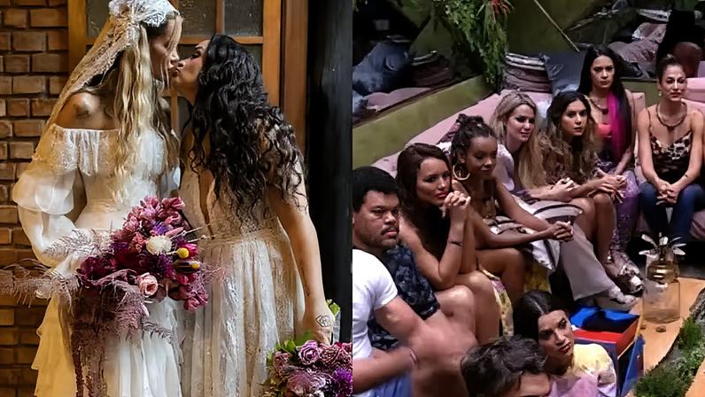 Marcela Mc Gowan convidou colegas do reality para o casamento com Luiza