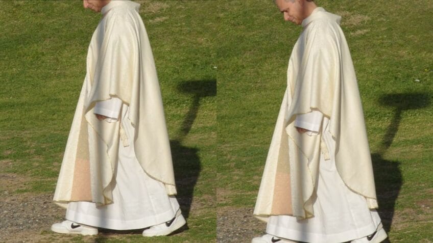 Imagens de Papa Leão 14 usando tênis Nike viralizam na web