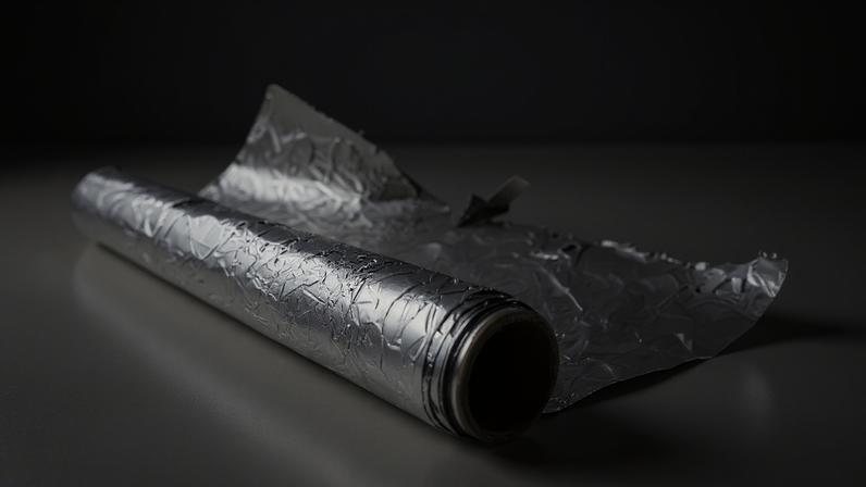 Rolo de papel alumínio