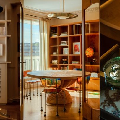 Refúgio de colecionador em Paris une Klimt às curvas de Gio Ponti
