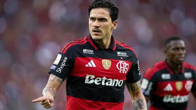 Pedro comemora gol do Flamengo contra o Vasco, pelo Campeonato Brasileiro