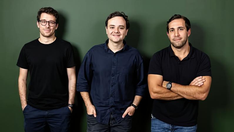 Pedro Nobrega, Luis Alberto Nogueira e Lucca Buffara — Foto: Divulgação